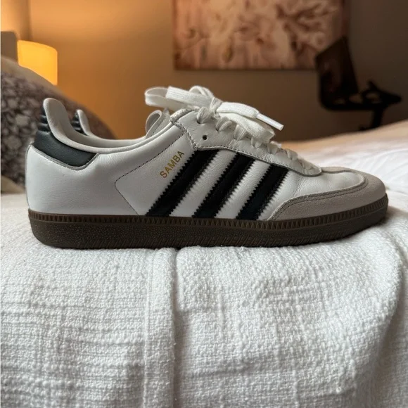 adidas gazelle silver green womens Adidas Samba OG Core Black Wonder White